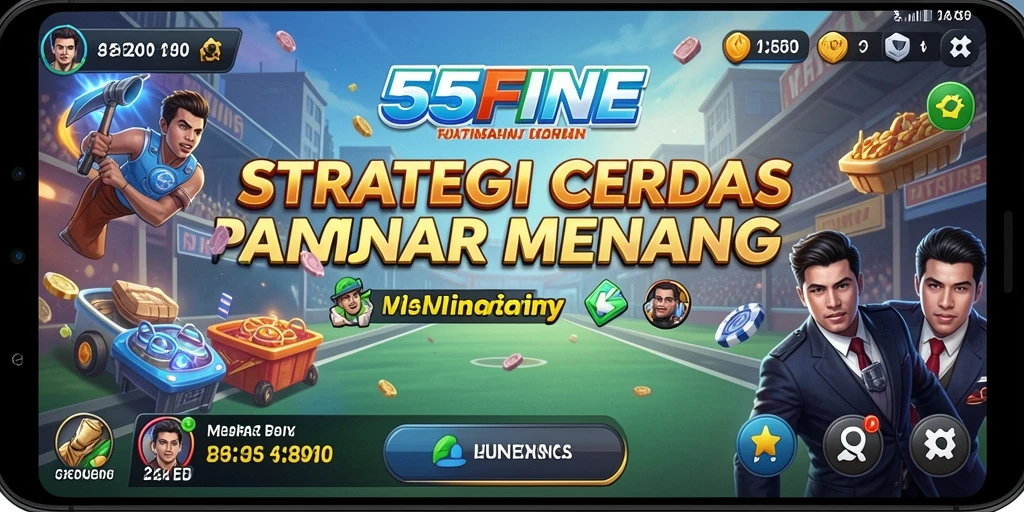 Screenshot gameplay 55FIVE yang menampilkan aksi strategi.