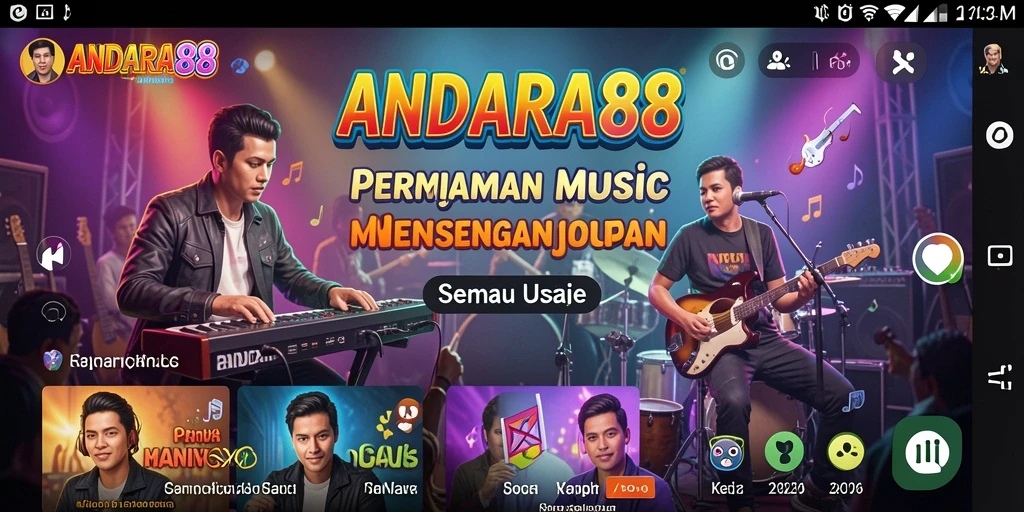 Tampilan gameplay yang menarik dan interaktif di ANDARA88.