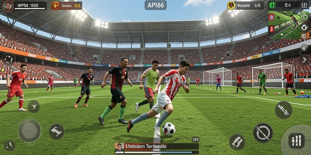 Screenshot utama API66 menampilkan gameplay yang mendebarkan.