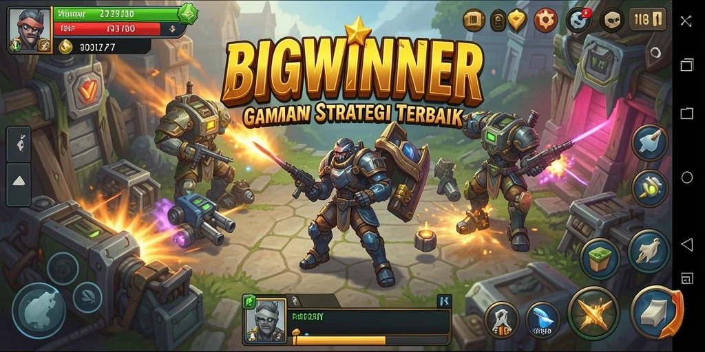 Tampilan gameplay menarik dari BIGWINNER dalam aksi TPS.
