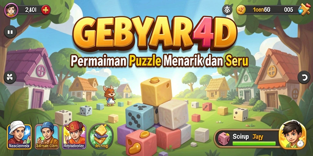Tampilan menarik dari gameplay GEBYAR4D yang menantang.