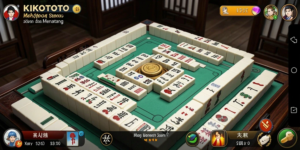 Tampilan gameplay seru dalam KIKOTOTO yang penuh warna.