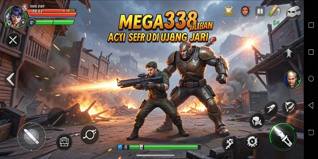 Screenshot gameplay MEGA338 menampilkan aksi seru dan grafis yang menawan.