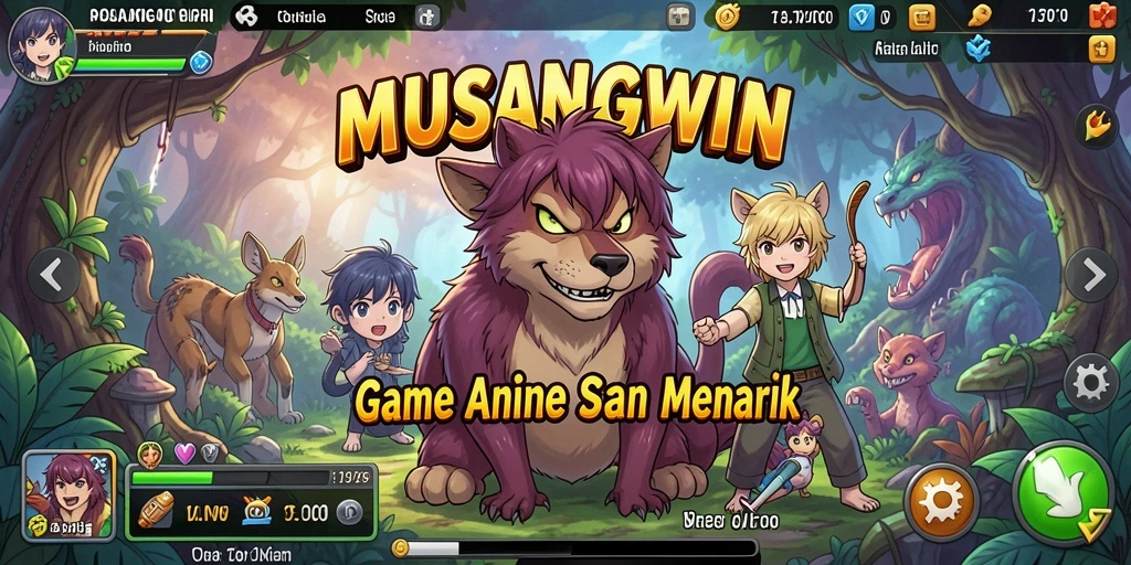 Pengalaman gameplay seru dan menarik dalam MUSANGWIN.