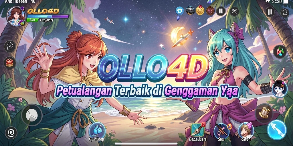 Screenshot OLLO4D menampilkan pertarungan karakter anime yang mendebarkan.